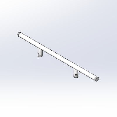 RS.136.0900.00.00СБ_RS-UFRAME500balk1200 Перекладина для рамы RS-UFRAME500 1,2 м-серебро
